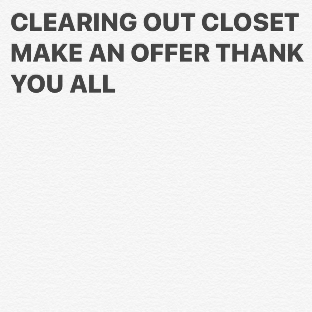 Make an offer please!
